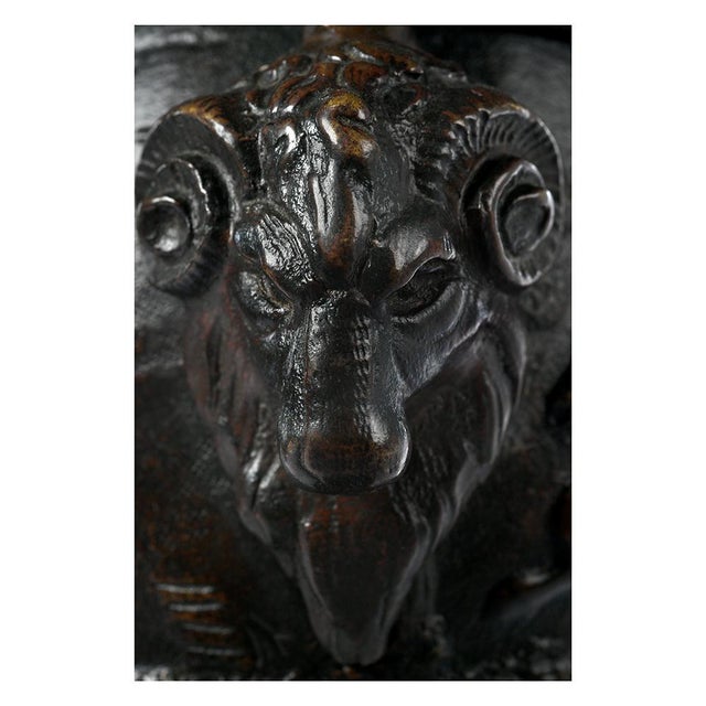 Napoleon III Renaissance Style Bronze Ewer For Sale - Image 4 of 7