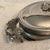 Godinger Silverplate Serving Dish With Glass Inset and Silverplate Lid With Cast Grapes and Leaves For Sale In Sacramento - Image 6 of 12