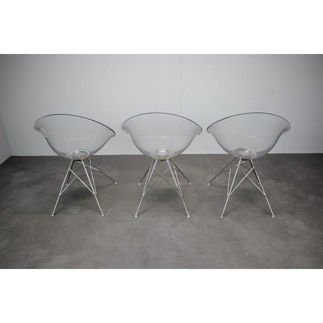 Eros Chairs by Philippe Starck for Kartell, Italy, 1999, Set of 3 For Sale - Image 14 of 18
