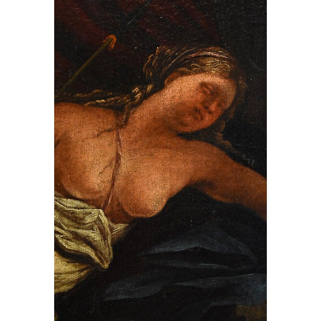Guillaume Courtois / Il Borgognone, Diana & Cupid, 1650, Oil on Canvas For Sale - Image 7 of 15