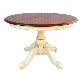 Ethan Allen Country Crossings Pedestal Dining Table For Sale