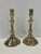 Brass Pair of Early 18th Century Louis XIV Period Candle Sticks For Sale - Image 8 of 9