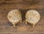 Pair of 19th Century French Giltwood Stools with Fluted Legs and Upholstery For Sale - Image 4 of 10