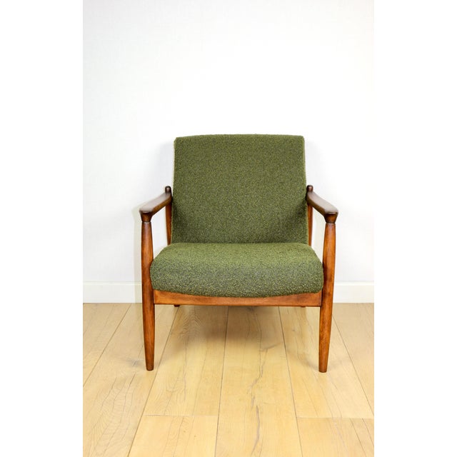 Green GFM-64 Lounge Chair by Edmund Homa, 1970s For Sale - Image 4 of 13