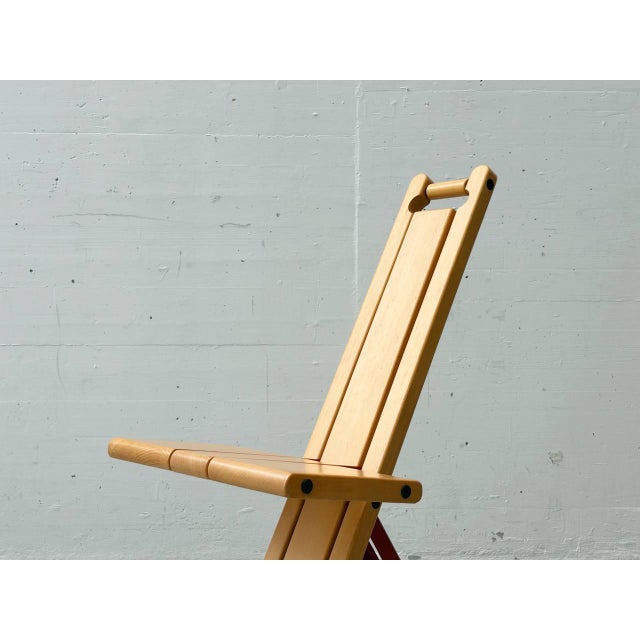 Grasshopper Folding Chair by Torstein Nilsen for Møremøbler, Norway, 1982 For Sale - Image 11 of 16