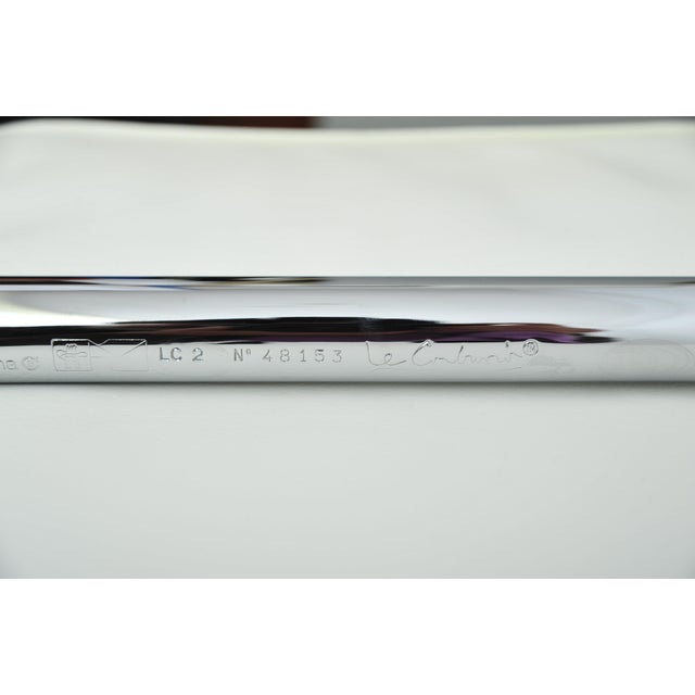 LC2 Armchair by Le Corbusier, Pierre Jeanneret and Charlotte Perriand for Cassina, 1920s For Sale - Image 18 of 18