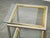 Italian Chrome, Brass and Glass Nesting Tables, 1970s, Set of 3 For Sale - Image 3 of 18
