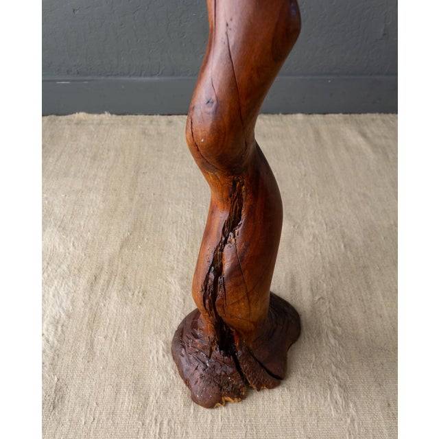 Large Hand Carved Redwood Mushroom Sculpture For Sale - Image 13 of 18