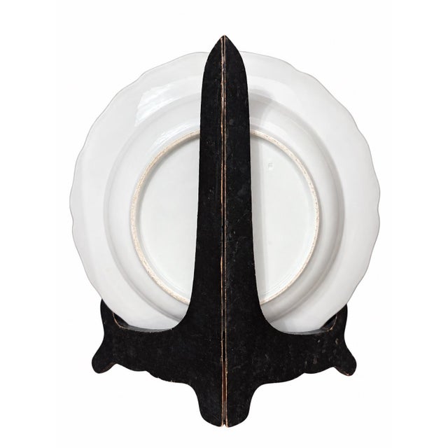 Antique 19th-Century Meissen Blue Flower & Insects Porcelain Soup Plate, 9¾” For Sale In Richmond - Image 6 of 9