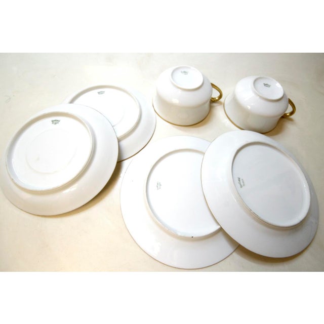 Limoges Haviland 29-Piece Tea Service With 12 Cups, Saucers & Dessert Plates For Sale - Image 15 of 15