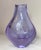 Boho Chic Vintage Hand Blown Miroslav Klinger Purple Glass Crystal Czech Art Glass Vase For Sale - Image 3 of 12