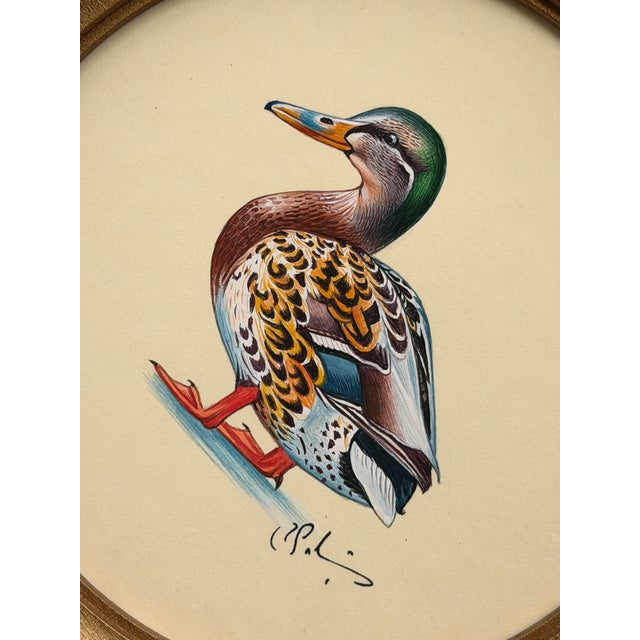Hand-painted by master artists using acrylic paints and natural pigments, this beautiful mallard is all about the details....