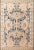 Early 20th Century Antique Hand Knotted Pink and Blue Agrarian Rug 4′ × 6′8″ For Sale