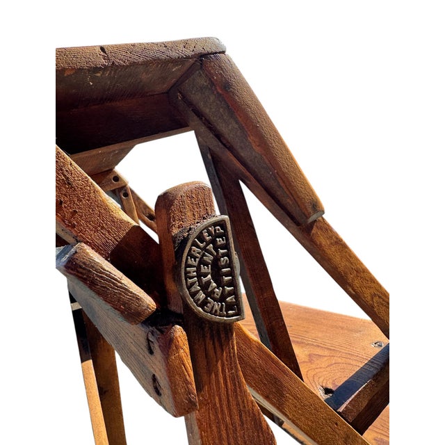 English The Hatherley Lattistep, Vintage English Design For Sale - Image 3 of 6