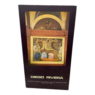 Diego Rivera Exhibition Poster 1977 For Sale
