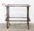 Vintage Bar Cart in Lacquered Wood and Brass, 1950s For Sale - Image 10 of 11