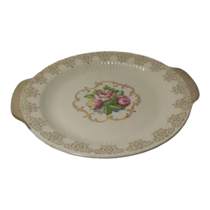 1940's Double Handled Cake Plate