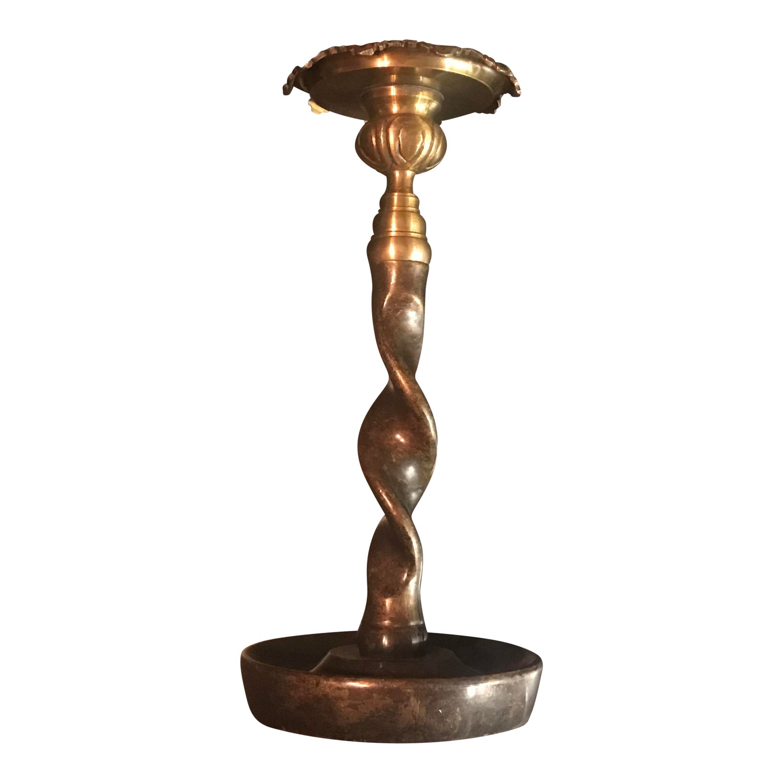 Barley Twist Candle Holder by Maitland Smith Chairish