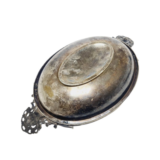 Silver Austro-Hungarian Empire Art Nouveau Tray from Argentor, 1900s For Sale - Image 8 of 11