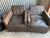 Authentic Cappellini Italy Leather Armchairs (2) - Modern Designer Furniture For Sale In Miami - Image 6 of 7