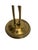 Metal Vintage Brass Floral Table Lamp with Three Lotus Flowers, 1960s For Sale - Image 7 of 14