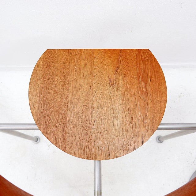 Tea for Two Bistro Set by by Chung Myungchul for Lister Lutyens, 1990s, Set of 3 For Sale - Image 6 of 16