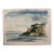 Henry Emil Salloch Original Watercolor on Paper Cap Bon Ami-Gaspé. Quebec, Canada. 1957 For Sale