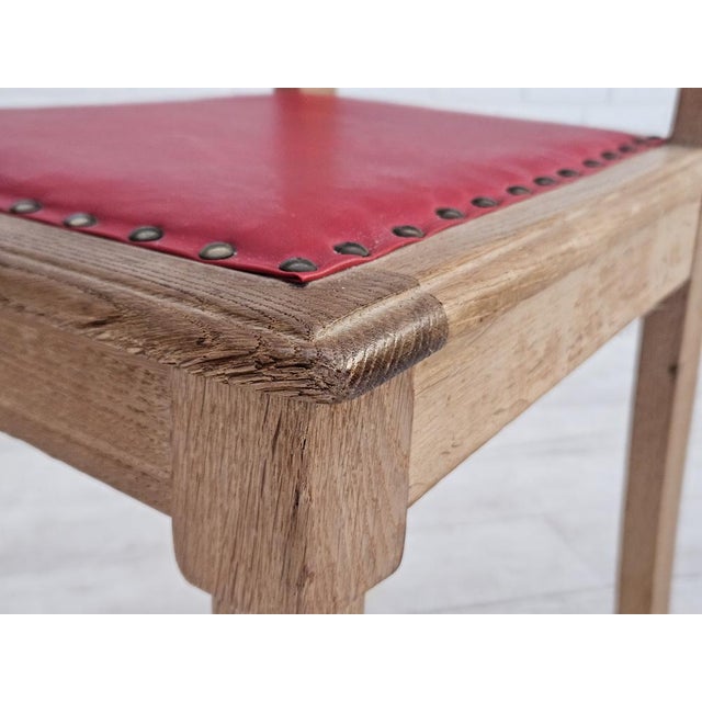 Set of Vintage Danish Dinning Chairs in Oak, 1950s For Sale - Image 16 of 18