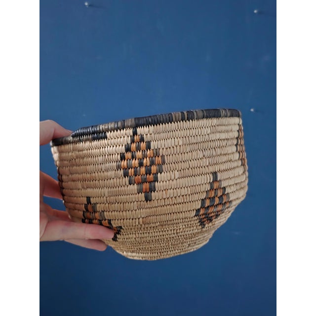 1980s Zulu Handwoven Ilala Palm Basketry Trio, Organic Sculptural Forms For Sale - Image 9 of 16