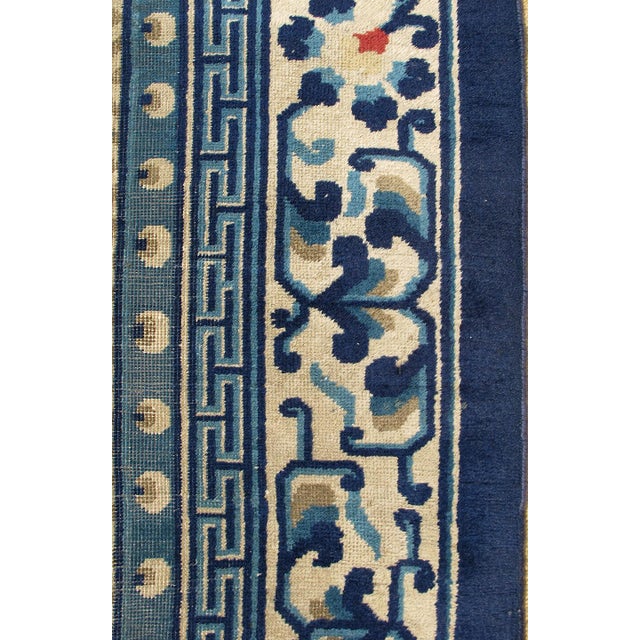 Taupe Large Antique Western Chinese Rug 11'6" X16'2" For Sale - Image 8 of 9