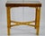 1950s Bamboo Bentwood Rattan Strand Glass Top X Base Console Accent Table For Sale - Image 11 of 11