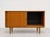 Mid Century Modern Oak Sliding Door Credenza – Danish Modern Storage Cabinet, C. 1960’s For Sale - Image 4 of 12