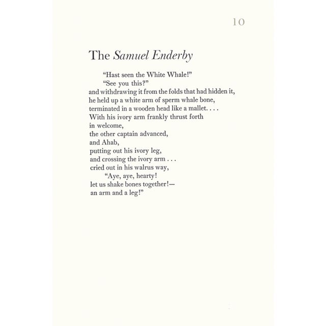 1968 "Moby Dick" Lithograph by Benton Spruance "The Samuel Enderby" (Ship) For Sale - Image 4 of 6