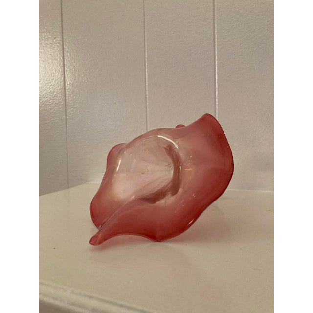 Early 20th Century Vintage Hand-Blown Art Glass Vase For Sale - Image 5 of 11