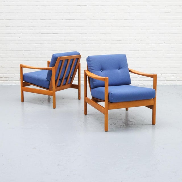Mid-Century Armchair in Fabric, 1960s For Sale - Image 18 of 18
