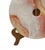 Stone 9.75" Natural White Brown Onyx Stone Round Fengshui Home Decor Display For Sale - Image 7 of 16