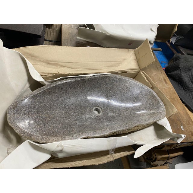 Andrianna Shamaris River Rock Vessel For Sale - Image 4 of 18