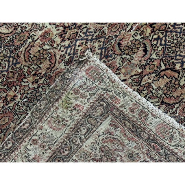 Antique Persian Farahan Rug 3'9" X 5’10” For Sale In New York - Image 6 of 9