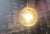 Mid century glass pendant light by Glashutte Limburg. Amber coloured glass which emits a nice light. Brass socket and...
