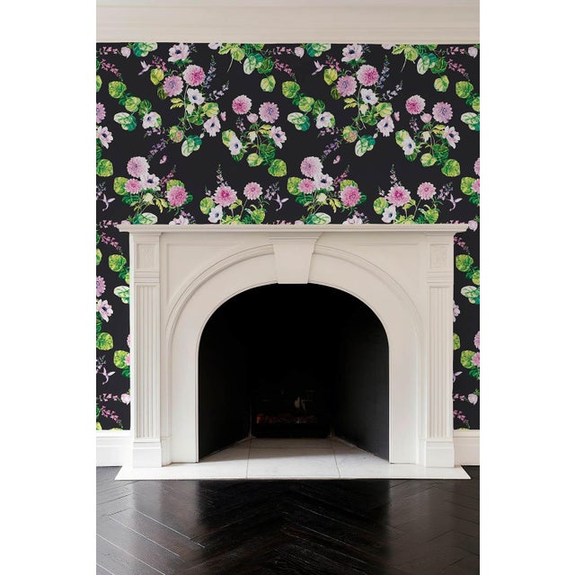 Our Chirp Society Garden Wallpaper Print includes some of our very favorite botanical florals, hand-painted alongside...