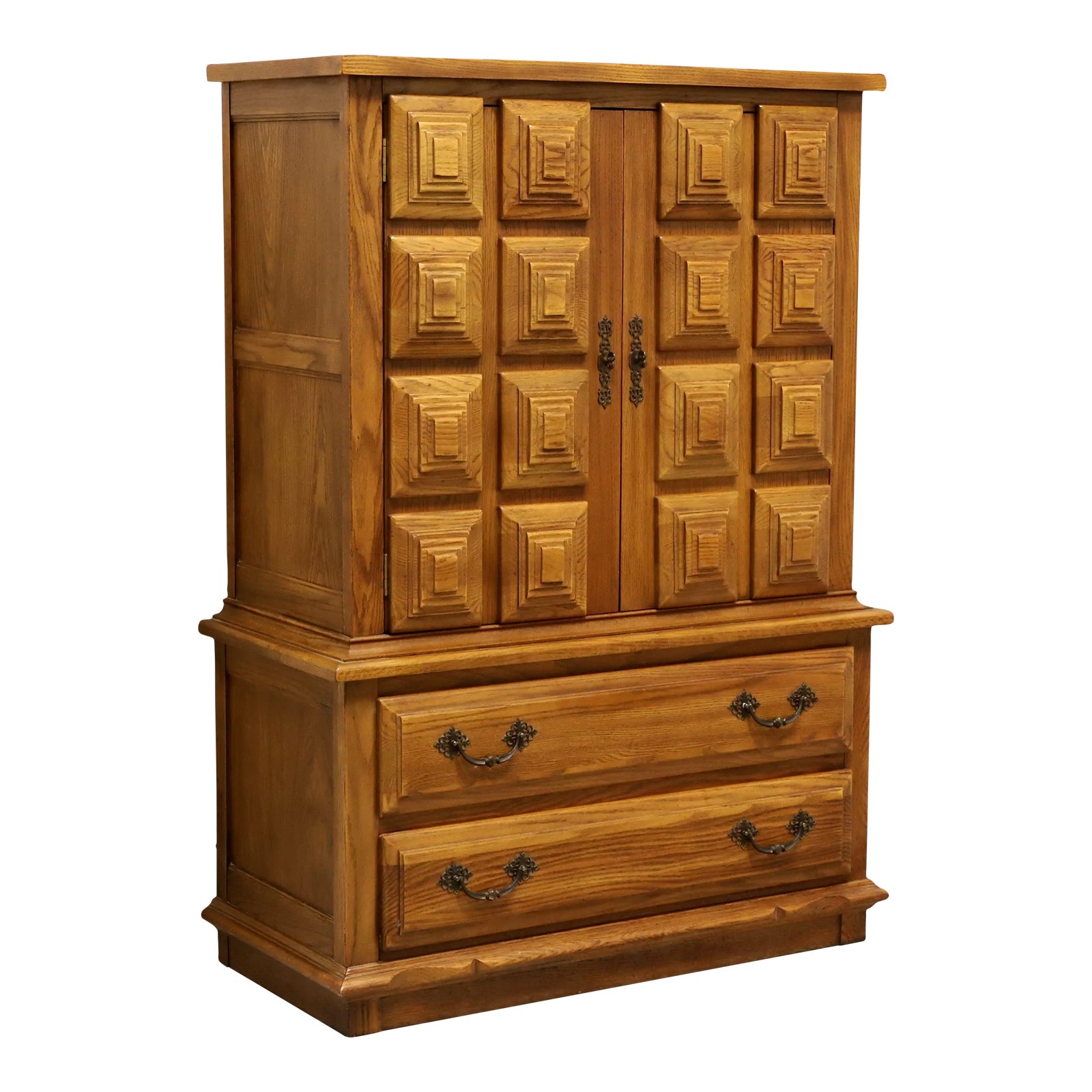 Link Taylor Espanol Oak Spanish Colonial Style Gentleman #39 s Chest Chairish