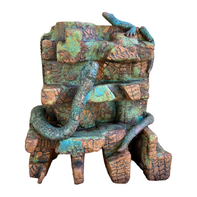 12.5”H x 11”W x 6.25”D Custom, one-of a kind sculpture created by local Austin artist Rick Van Dyke. “Each piece is hand-...