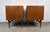 Mid-Century Modern Mid 20th Century Pair of Walnut and Brass Night Stands For Sale - Image 3 of 10