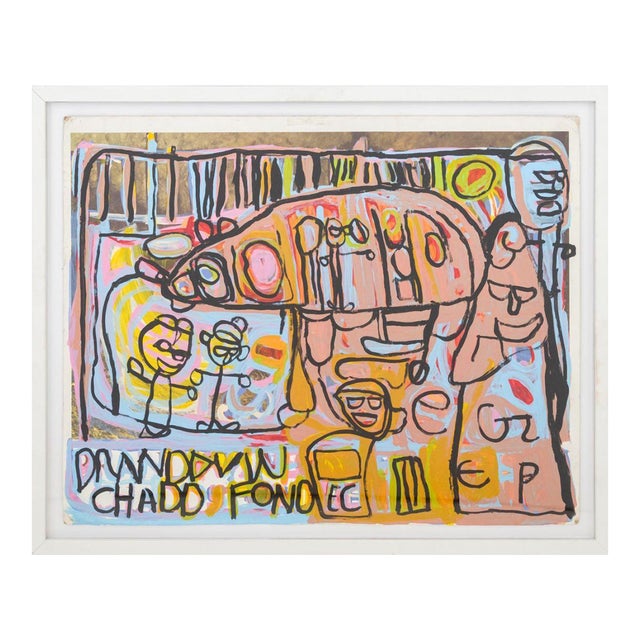 Brandon Spicer-Crawley Attr. Abstract Mixed Media For Sale