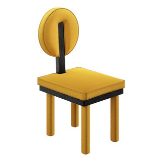 Giggi Chair in Yellow by Hommés Studio For Sale