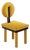 Giggi Chair in Yellow by Hommés Studio For Sale