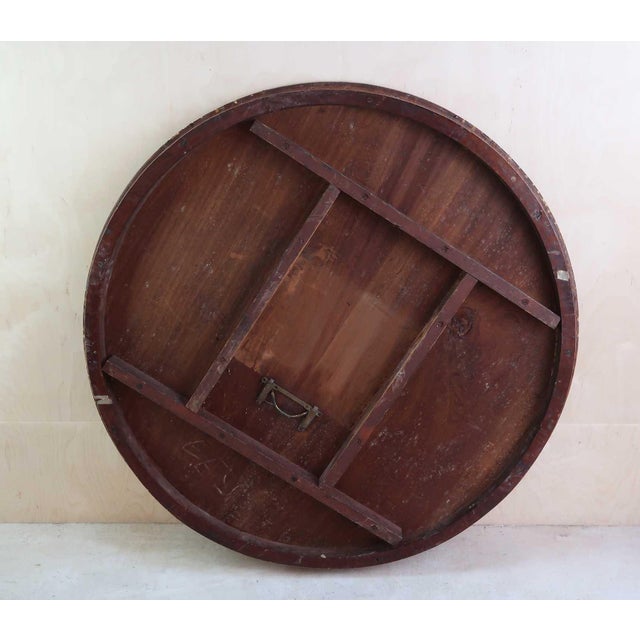 Antique English Palladian Round Bleached Table with Lions Paw Feet, 1835 For Sale - Image 8 of 9