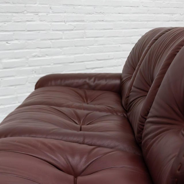 Italian Three-Seater Sofa by Sapporo for Mobil Girgi, 1970s For Sale - Image 10 of 17