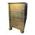 2010s Ethan Allen Serpentine Chest in Original Metallic Silver-Gold Finish For Sale - Image 5 of 13