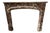Louis XIV Style Fireplace in Speckled Red Marble, 19th Century For Sale